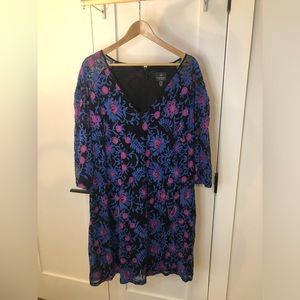 Adrianna Papell Lace Cocktail Dress